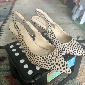Leapord print pump